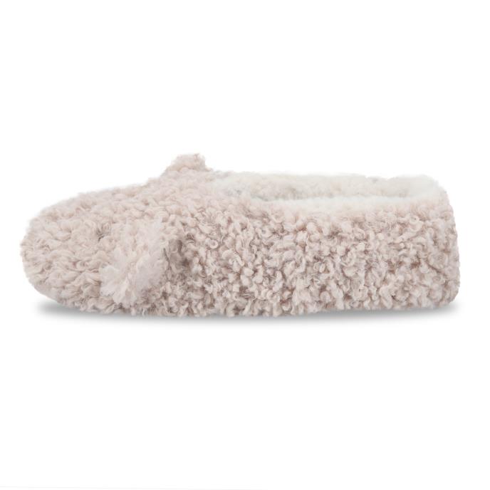 totes toasties® Ladies Novelty Footsies Oat Extra Image 4